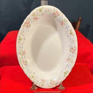 Floral Oval Serving Platter